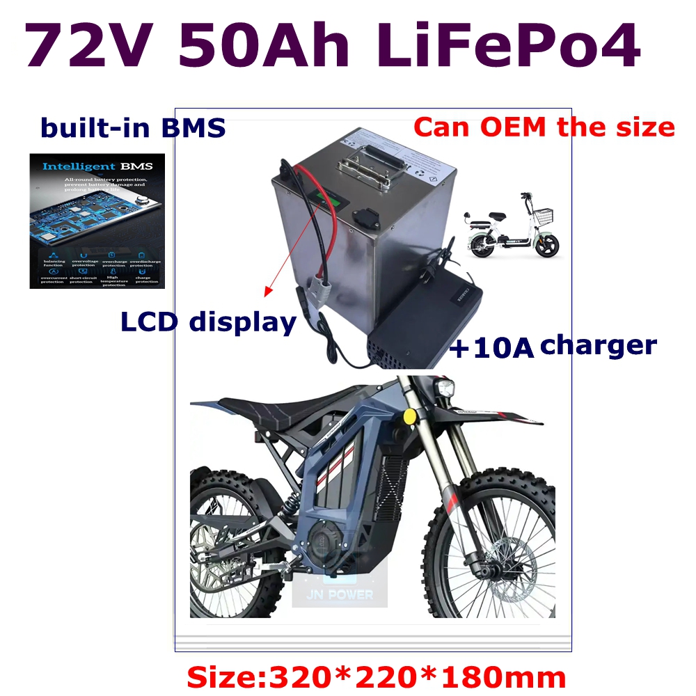 72V 40Ah Lifepo4 Battery Pack - JN-24S 72V 50Ah lifepo4 baterai lithium