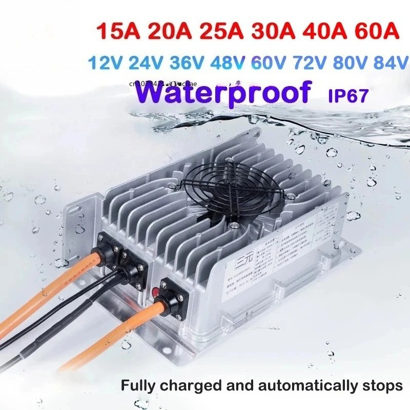 72V 15A Fast Charger - Pengisi Daya Baterai Lithium Li-ion Lifepo4