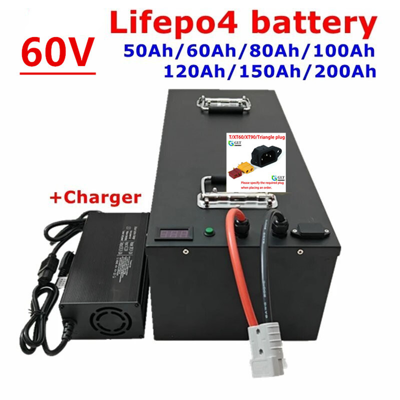 60V 50Ah Electric Scooter Battery - Paket Baterai LiFePO4 60V 50Ah 100Ah