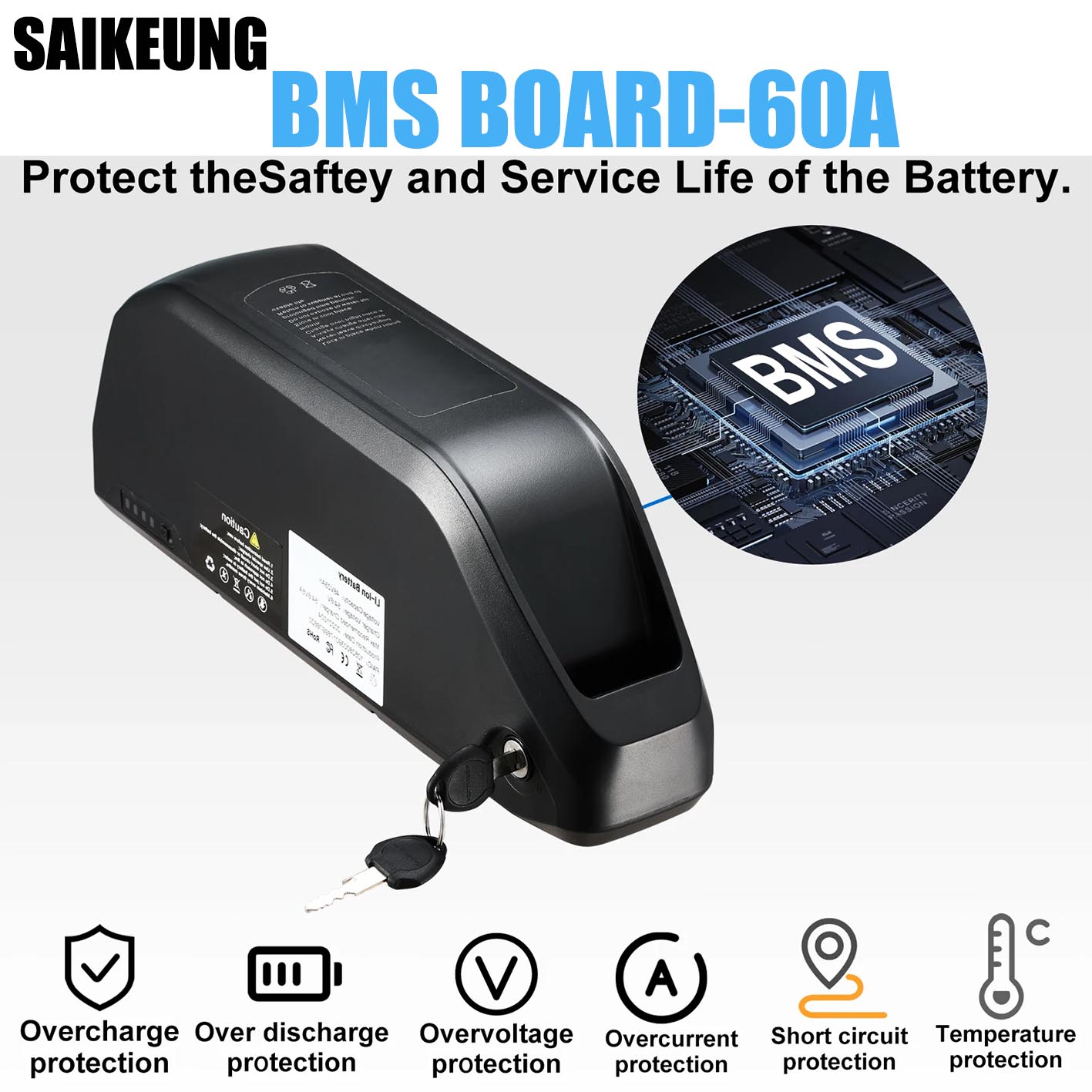 72V 40Ah Lifepo4 Battery Pack - Baterai EBike 52V 45AH 21700 60V