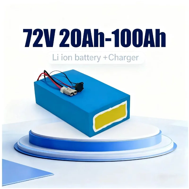 72V 40Ah Lifepo4 Battery Pack - Paket Baterai Lithium-Ion BMS 72V 20Ah/30Ah/50Ah/80Ah/100Ah
