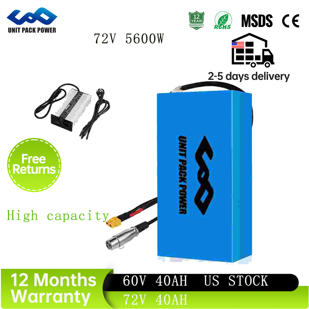 72V 40Ah Lifepo4 Battery Pack - Paket Baterai Ebike 48V 40Ah 60V