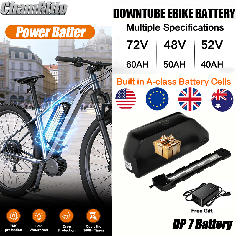 Baterai sepeda listrik Downtub - 72V 50Ah 21700 Lithium Battery ulasan dan harga