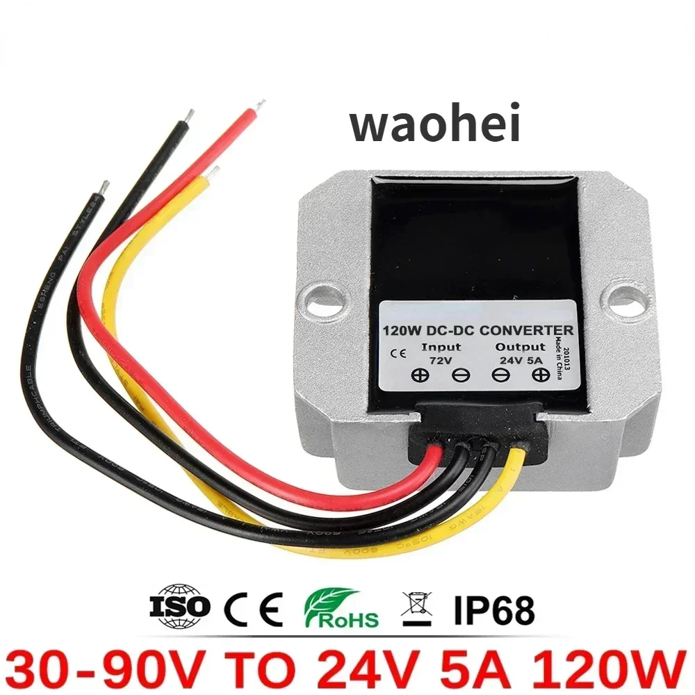 Konverter DC Buck 30-90v 60V 3 - 72V 15A Fast Charger ulasan dan harga