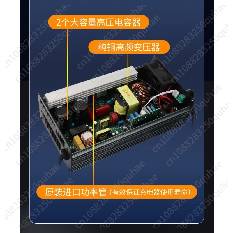 Pengisi Daya Arus Tinggi yang  - 72V 15A Fast Charger ulasan dan harga