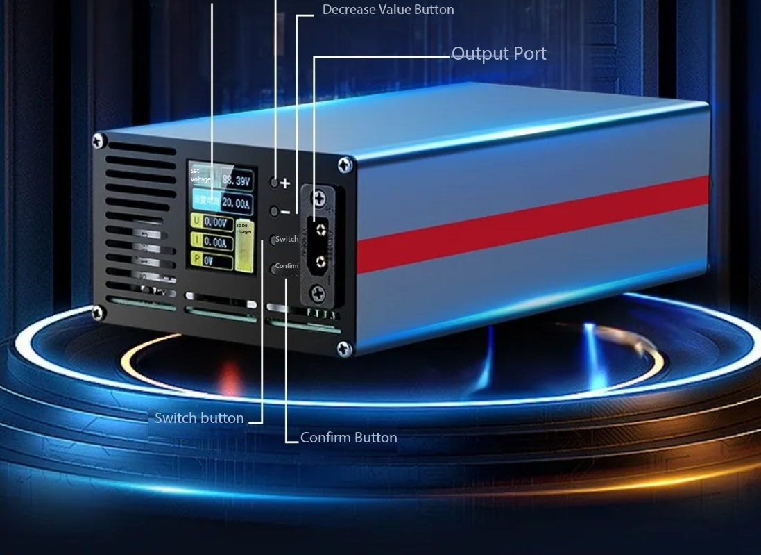 Pengisi Daya Baterai Lithium T - 72V 15A Fast Charger ulasan dan harga