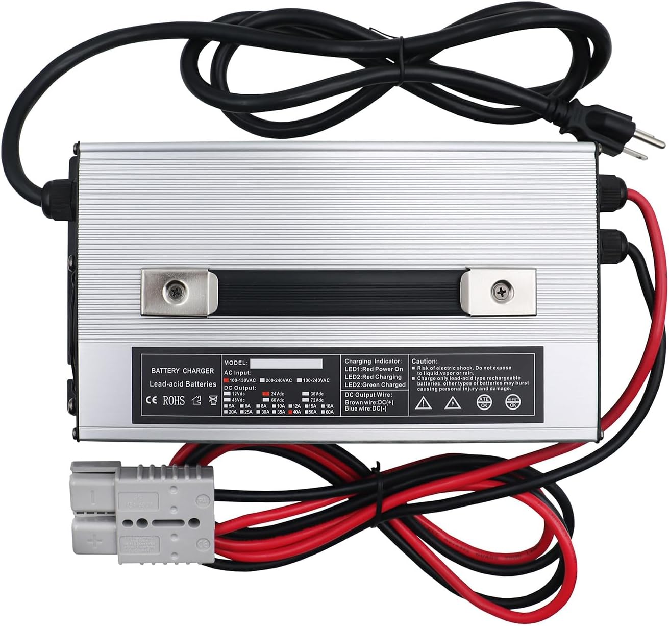 Pengisi Daya Baterai Otomatis  - 72V 15A Fast Charger ulasan dan harga