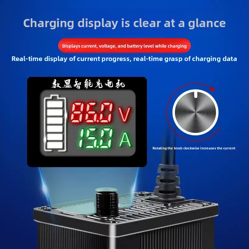 Pengisi Daya Baterai Lithium A - 72V 15A Fast Charger ulasan dan harga