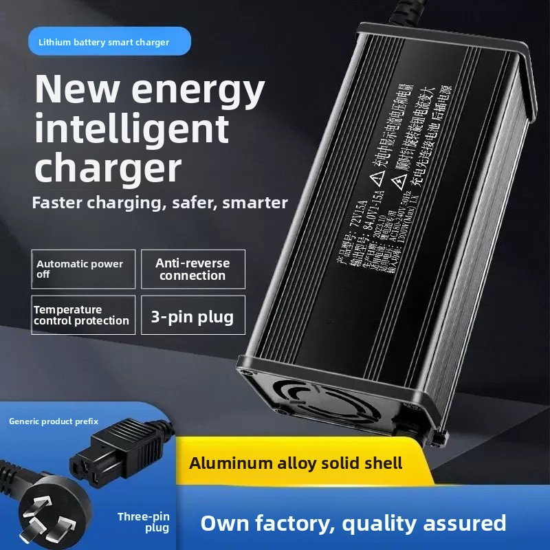 Pengisi Daya Baterai Lithium A - 72V 15A Fast Charger ulasan dan harga