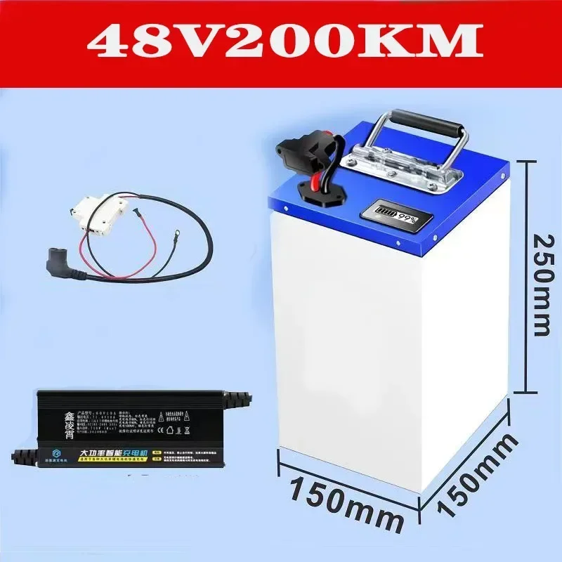 Baterai Lithium 72V 60V 48V Ka - 60V 50Ah Electric Scooter Battery ulasan dan harga