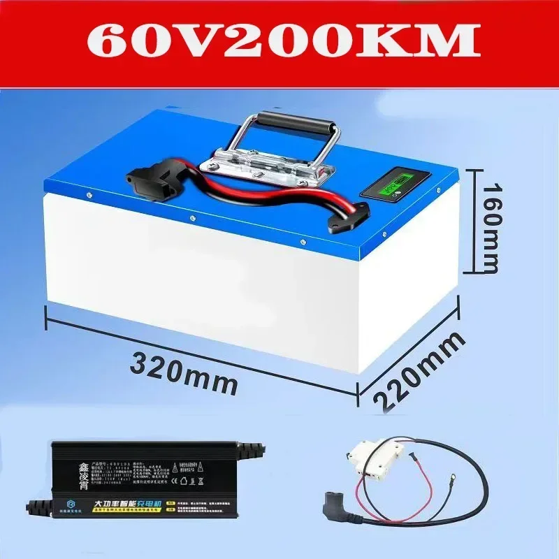 Baterai Lithium 72V 60V 48V Ka - 60V 50Ah Electric Scooter Battery ulasan dan harga