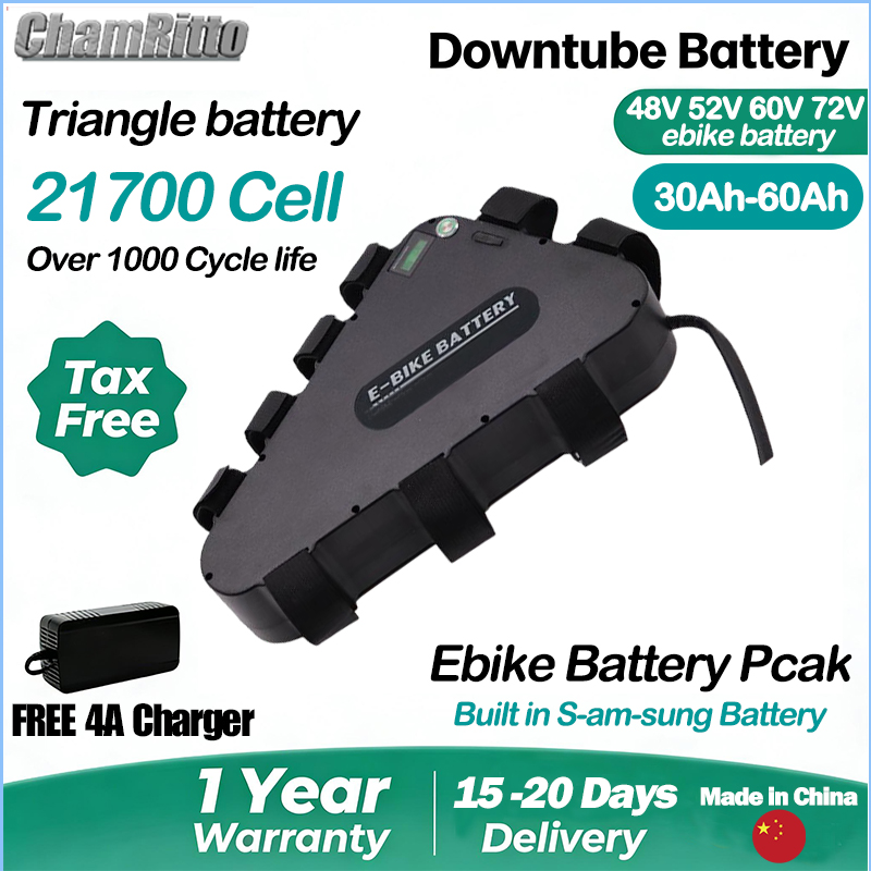 Baterai Sepeda Listrik Segitig - 72V 50Ah 21700 Lithium Battery ulasan dan harga
