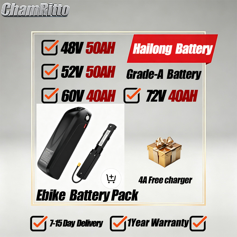 Baterai E-bike 21700 Hailong P - 72V 50Ah 21700 Lithium Battery ulasan dan harga