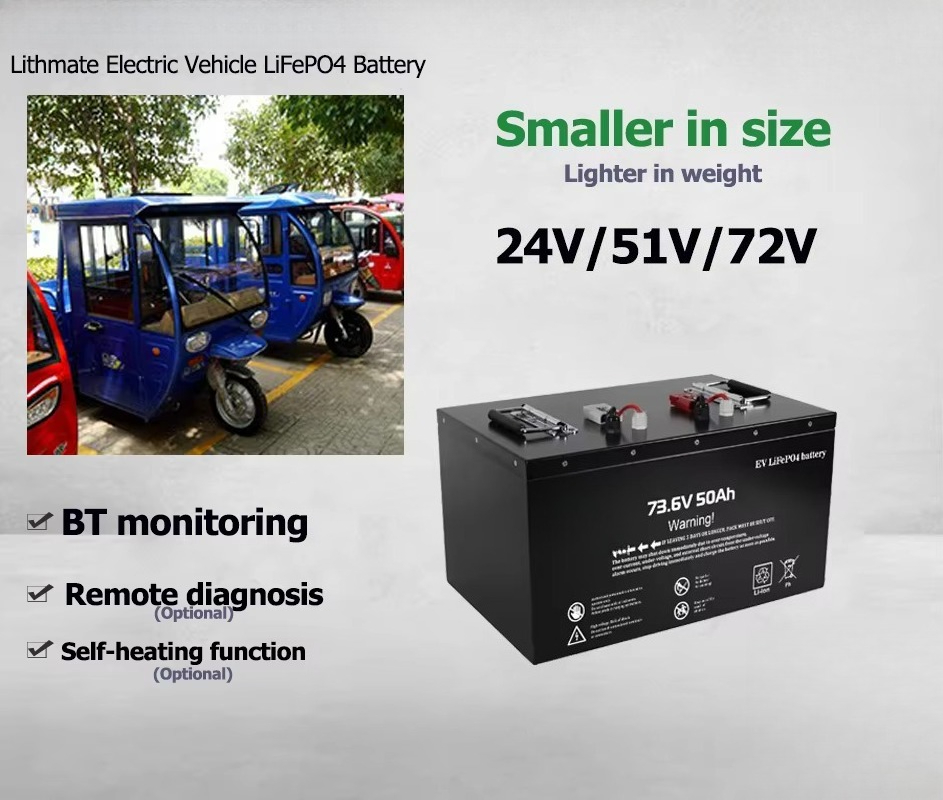 Paket Baterai Lithium 48 Volt  - 72V 40Ah Lifepo4 Battery Pack ulasan dan harga