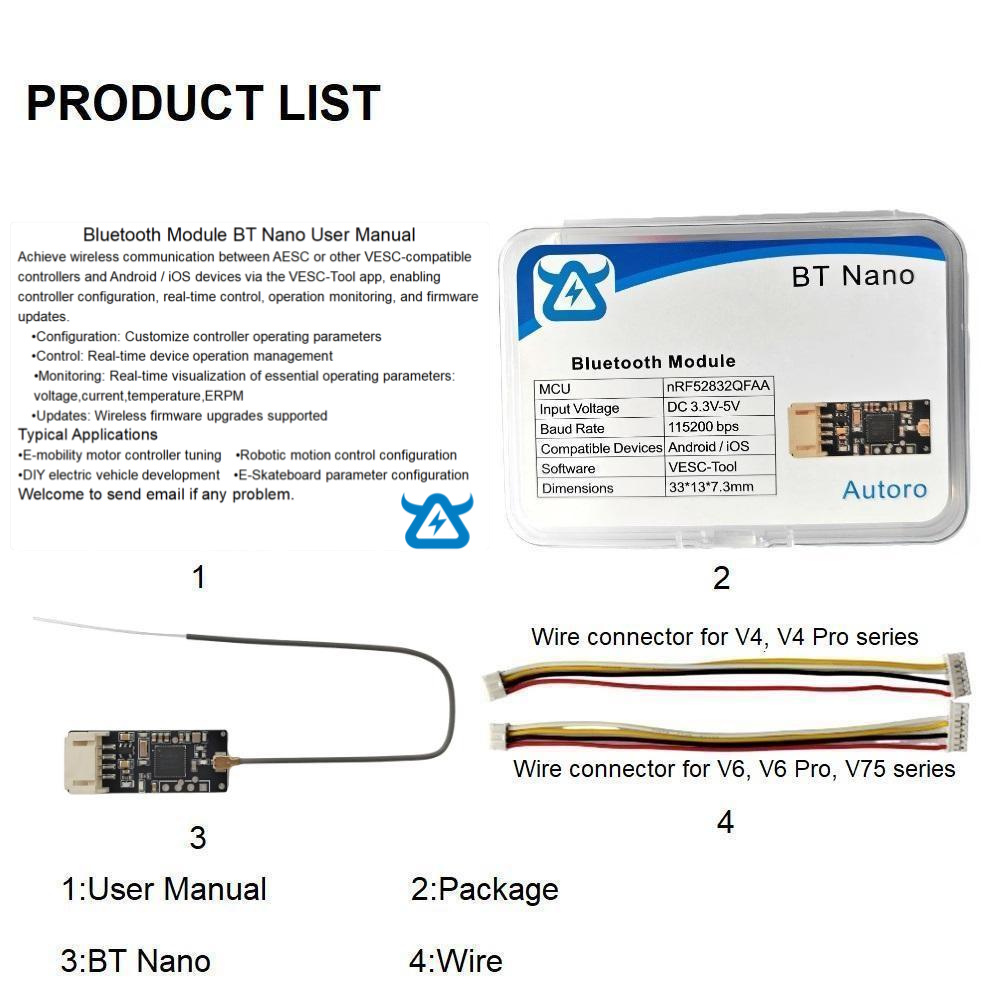 Adaptor Modul Bluetooth Nirkab - Vesc 75300 Controller ulasan dan harga
