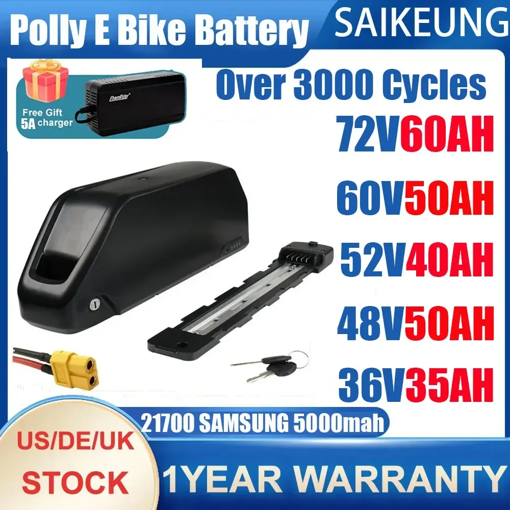 Baterai sepeda listrik Downtub - 72V 50Ah 21700 Lithium Battery ulasan dan harga