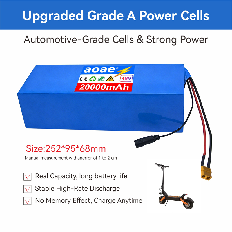 Baterai Skuter Listrik 48V 13S - 60V 50Ah Electric Scooter Battery ulasan dan harga