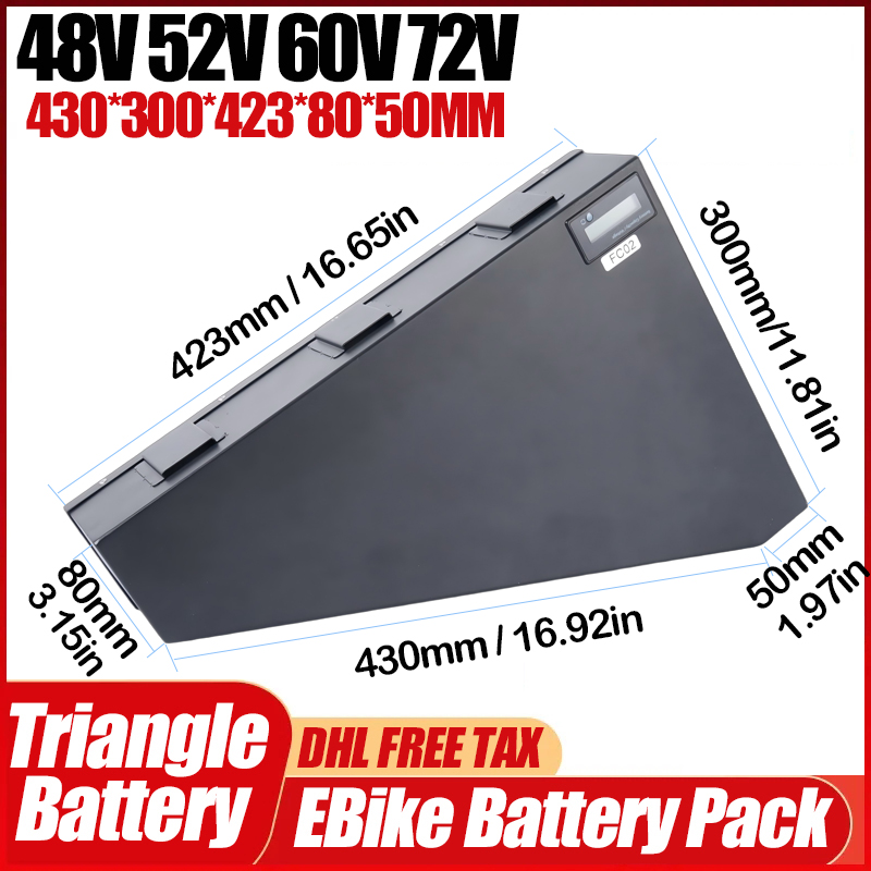 Sepeda Listrik Baterai 36V 48V - 72V 50Ah 21700 Lithium Battery ulasan dan harga