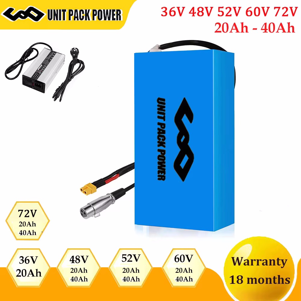 Paket Baterai Ebike 48V 40Ah 6 - 72V 40Ah Lifepo4 Battery Pack ulasan dan harga